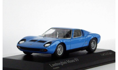 Lamborghini Miura SV 1971 Azzurro, масштабная модель, 1:43, 1/43, Minichamps