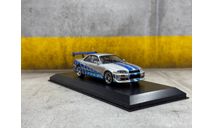 Модель Nissan Skyline r34 143 GreenLight Fast&Furious, масштабная модель, Greenlight Collectibles, scale43