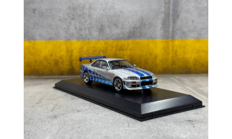 Модель Nissan Skyline r34 143 GreenLight Fast&Furious, масштабная модель, Greenlight Collectibles, scale43