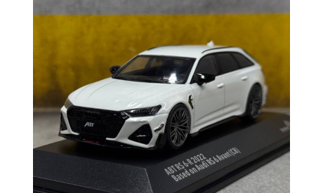 Модель Audi RS6 Avant White 143 Solido, масштабная модель, scale43