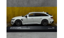 Модель Audi RS6 Avant White 143 Solido, масштабная модель, scale43