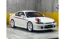 Модель nissan silvia s15 1/18 otto mobile, масштабная модель, scale18