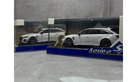 Модель Audi RS6 Avant White 143 Solido, масштабная модель, scale43