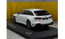 Модель Audi RS6 Avant White 143 Solido, масштабная модель, scale43