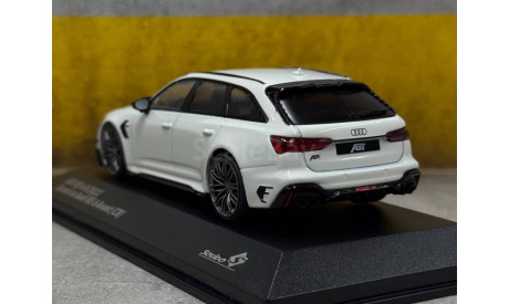 Модель Audi RS6 Avant White 143 Solido, масштабная модель, scale43