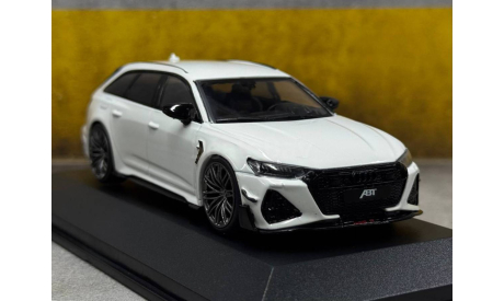 Модель Audi RS6 Avant White 143 Solido, масштабная модель, scale43