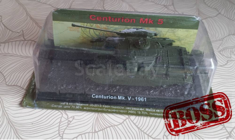 Танки мира Centurion MK-5, журнальная серия Русские танки (GeFabbri) 1:72, scale72