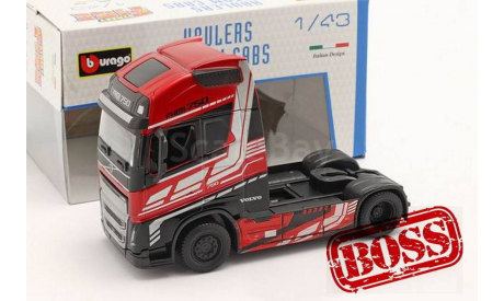 Volvo FH16 GL 750 XXL 2020 красный, масштабная модель, BBurago, 1:43, 1/43