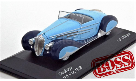 DELAHAYE 165 V12 (1938), масштабная модель, WhiteBox, 1:43, 1/43