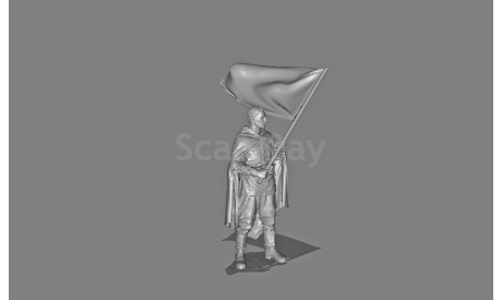 Я-Фигурки 1/43 Солдат с флагом V.3, фигурка, scale43