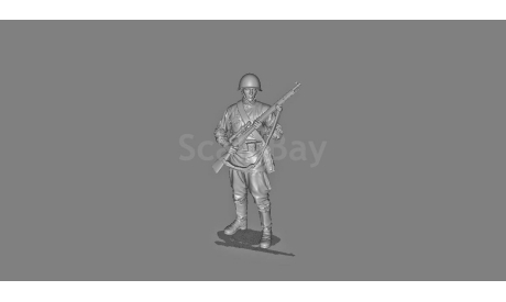 Я-Фигурки 1/43 фигурка советского бойца со снайперской винтовкой V.5, фигурка, scale43