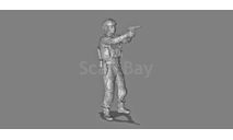 Я-Фигурки 1/43 фигурка  бойца спецназа с пистолетом, фигурка, scale43