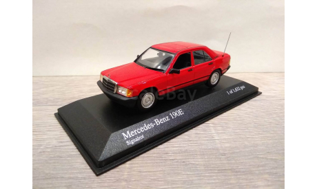 1/43 Mercedes Benz 190E W201 Red Minichamps 400034102, масштабная модель, scale43, Mercedes-Benz