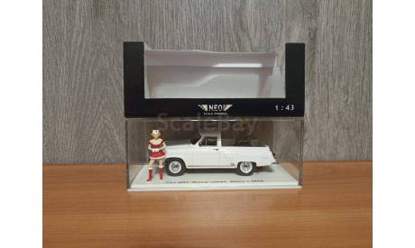 1/43 ГАЗ M22 Волга Пикап Merry X-mas Белый NEO, масштабная модель, Neo Scale Models, scale43