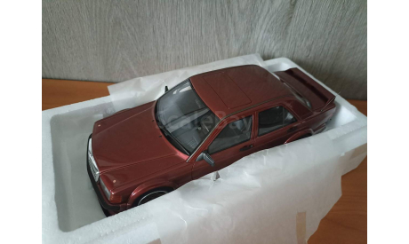 1/18 Mercedes Benz 190E 2.5 Red Metallic. Otto Mobile OT1083, масштабная модель, scale18, Mercedes-Benz