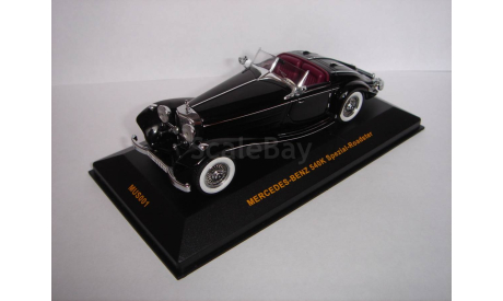 1/43 Mercedes Benz 540K Spezial Roadster 1938 Ixo MUS001, масштабная модель, Mercedes-Benz, IXO Museum (серия MUS), scale43