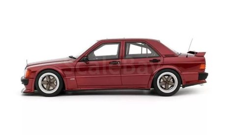 1/18 Mercedes Benz 190E 2.5 Red Metallic. Otto Mobile OT1083, масштабная модель, scale18, Mercedes-Benz