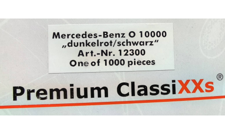 Mercedes-Benz O10000 1938 Premium Classixxs, масштабная модель, scale43