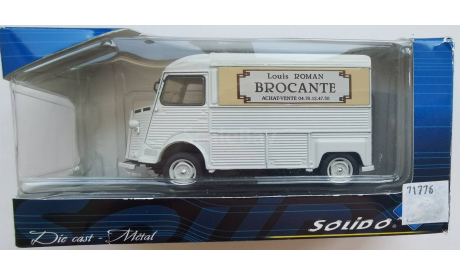 Citroën HY Fourgon Louis Roman Brocante 1969 Solido, масштабная модель, scale43