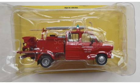 Ford Transit MKI Pompiers 190 VPI Maheu Labrosse 1977 IXO - Hachatte, масштабная модель, Hachette, scale43