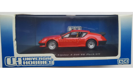 Alpine A310 V6 Pack GT 1983 Universal Hobbies, масштабная модель, scale43