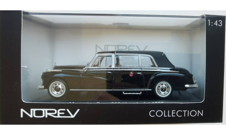 Mercedes-Benz 300d Landaulet State City of Vatican 1960 Norev, масштабная модель, scale43