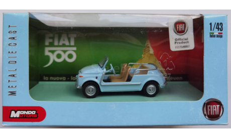 Fiat 500 Jolly 1965 Mondo Motors, масштабная модель, scale43