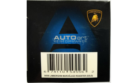 Lamborghini Murcielago Roadster 2003 AUTOart, масштабная модель, scale43