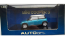 Mini Cooper S R53 2002 AUTOart, масштабная модель, scale43