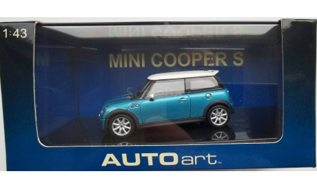 Mini Cooper S R53 2002 AUTOart, масштабная модель, scale43