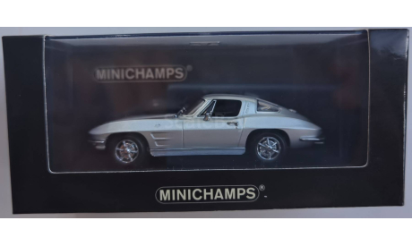 Chevrolet Corvete 1963 Minichamps, масштабная модель, scale43