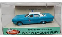 Plymouth Fury Arkansas State Police 1969 White Rose Collectibles, масштабная модель, scale43