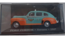 Ford DeLuxe Fordor Sedan Taxi Toronto 1947 IXO - Altaya, масштабная модель, scale43