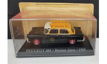 Peugeot 404 Taxi Buenos Aires 1965 IXO - Altaya, масштабная модель, 1:43, 1/43