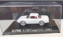 Alpine A108 cpupe 2+2 1961 Universal Hobbies для M6, масштабная модель, scale43, Renault
