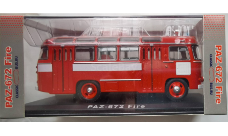 Паз 672 Пожарный Classicbus, масштабная модель, 1:43, 1/43