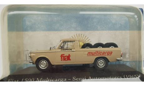 Fiat 1500 Multicarga 1965 Sergi Automotores IXO - Salvat, масштабная модель, 1:43, 1/43