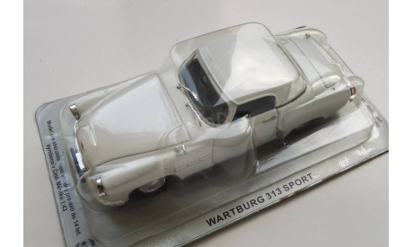 Wartburg 313 Sport 1960 DeAgostini, журнальная серия Kultowe Auta PRL-u (Польша), DeAgostini-Польша (Kultowe Auta), 1:43, 1/43