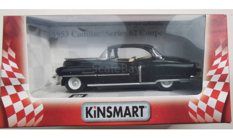 Cadillac Series 62 Coupe 1953 Kinsmart черный, масштабная модель, scale43