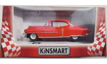 Cadillac Series 62 Coupe 1953 Kinsmart красный, масштабная модель, scale43