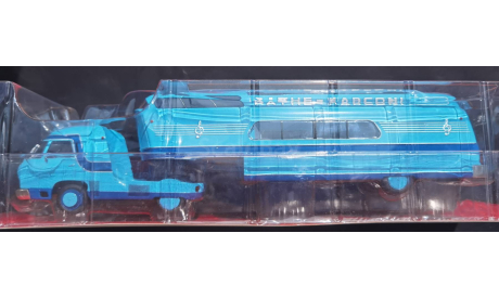 Panhard Superbus Pathé-Marconi с полуприцепом Titan 1952 IXO - Hachette - Autoplus, масштабная модель, scale43