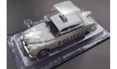 Jaguar Mk II 1959 Police DeAgostini, журнальная серия Полицейские машины мира (DeAgostini), Полицейские машины мира (без журнала), scale43
