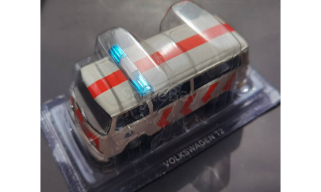 Volkswagen T2 1967 Rijkspolitie DeAgostini, журнальная серия Полицейские машины мира (DeAgostini), Полицейские машины мира (без журнала), scale43