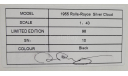 Rolls-Royce Silver Cloud 1955 T.R.L. Model, масштабная модель, scale43