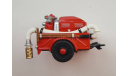 Ford E83W Fire Engine Van + прицеп-мотопомпа 1950 Matchbox Collectibles, масштабная модель, 1:43, 1/43