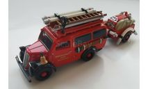 Ford E83W Fire Engine Van + прицеп-мотопомпа 1950 Matchbox Collectibles, масштабная модель, 1:43, 1/43