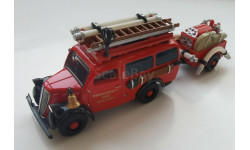 Ford E83W Fire Engine Van + прицеп-мотопомпа 1950 Matchbox Collectibles