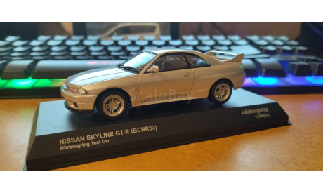 Nissan Skyline GT-R R33 Nurburgring, масштабная модель, Kyosho, 1:43, 1/43