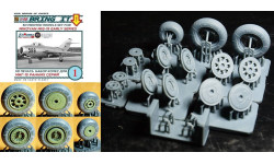 ’Bring It!’ 1/48 #1. 3 D печать. Набор колес МИГ-15 ранних серий.