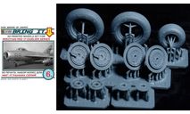 ’Bring It!’ 1/48 #6. 3 D печать. Набор колес для МИГ-17 ранних серий., запчасти для масштабных моделей, scale48